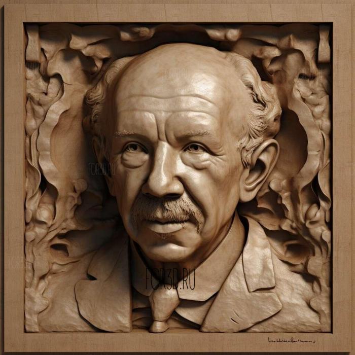 Richard Strauss 1 stl model for CNC